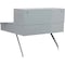 Global Industrial Wall Mounted Receiving Desk, 24W x 22D x 12H, Gray B237006 - alternate 3